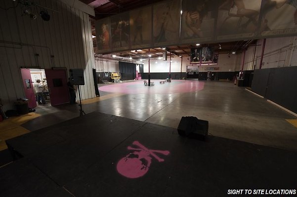 PC-CC - The Doll Factory, home of the LA Derby Dolls banked track roller derby league, Los Angeles, Calif. (Photo by Marc Campos, aka. Stalkerazzi)