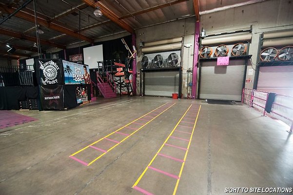 PC-N - The Doll Factory, home of the LA Derby Dolls banked track roller derby league, Los Angeles, Calif. (Photo by Marc Campos, aka. Stalkerazzi)