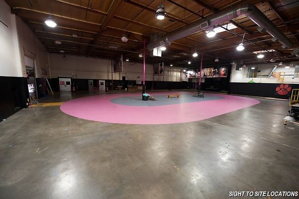 PC-D - The Doll Factory, home of the LA Derby Dolls banked track roller derby league, Los Angeles, Calif. (Photo by Marc Campos, aka. Stalkerazzi)