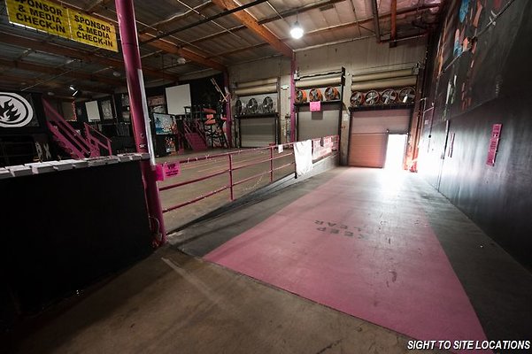 PC-BB - The Doll Factory, home of the LA Derby Dolls banked track roller derby league, Los Angeles, Calif. (Photo by Marc Campos, aka. Stalkerazzi)